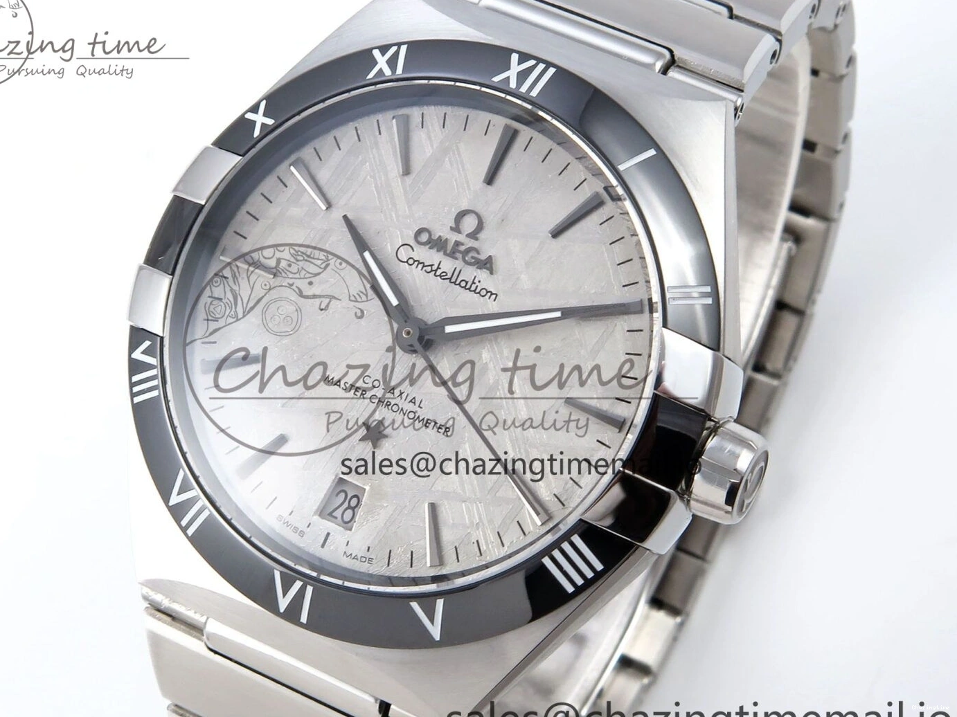 0116 Constellation 41mm SS ASWF 1:1 Best Edition Gray Dial on SS Bracelet A Breathable 7696